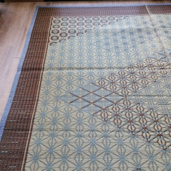 traditioneller japanischer teppich aus reisstroh, KUMIKO, asanoha