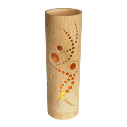 Japanese bamboo lamp with...