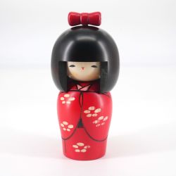Japanese wooden Kokeshi doll - TSUBOMI
