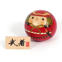 Japanese wooden kokeshi samurai - MUSHA