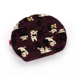 Small cotton cat pouch - NEKO JAPAN - color of your choice
