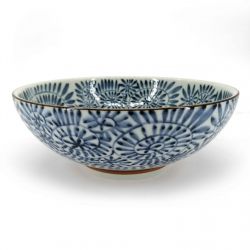 Japanese ceramic ramen bowl - KARAKUSA