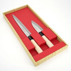 Duo of Japanese knives SASHIMI KOIDEBA - SEKIBA