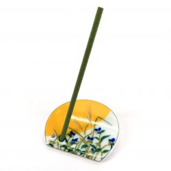 Japanese porcelain incense holder - TSUKIMI - Moon Viewing