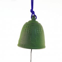 Great cast iron wind bell from Japan, IWACHU, green temple