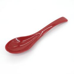 Japanese resin spoon - AKA - red