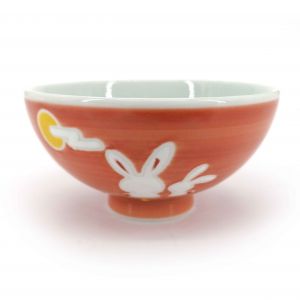 Small Japanese ceramic bowl - AKA USAGI