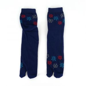 Japanese cotton tabi socks, MOMIJI