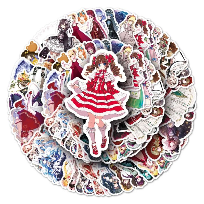Lote de 50 pegatinas japonesas, Kawaii Girly Stickers-GARI NA