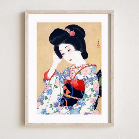 Estampe japonaise, Geisha, Kawase hasui