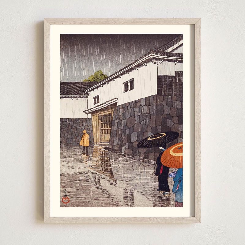 Stampa giapponese, Uchiyamashita a Okayama, KAWASE HASUI